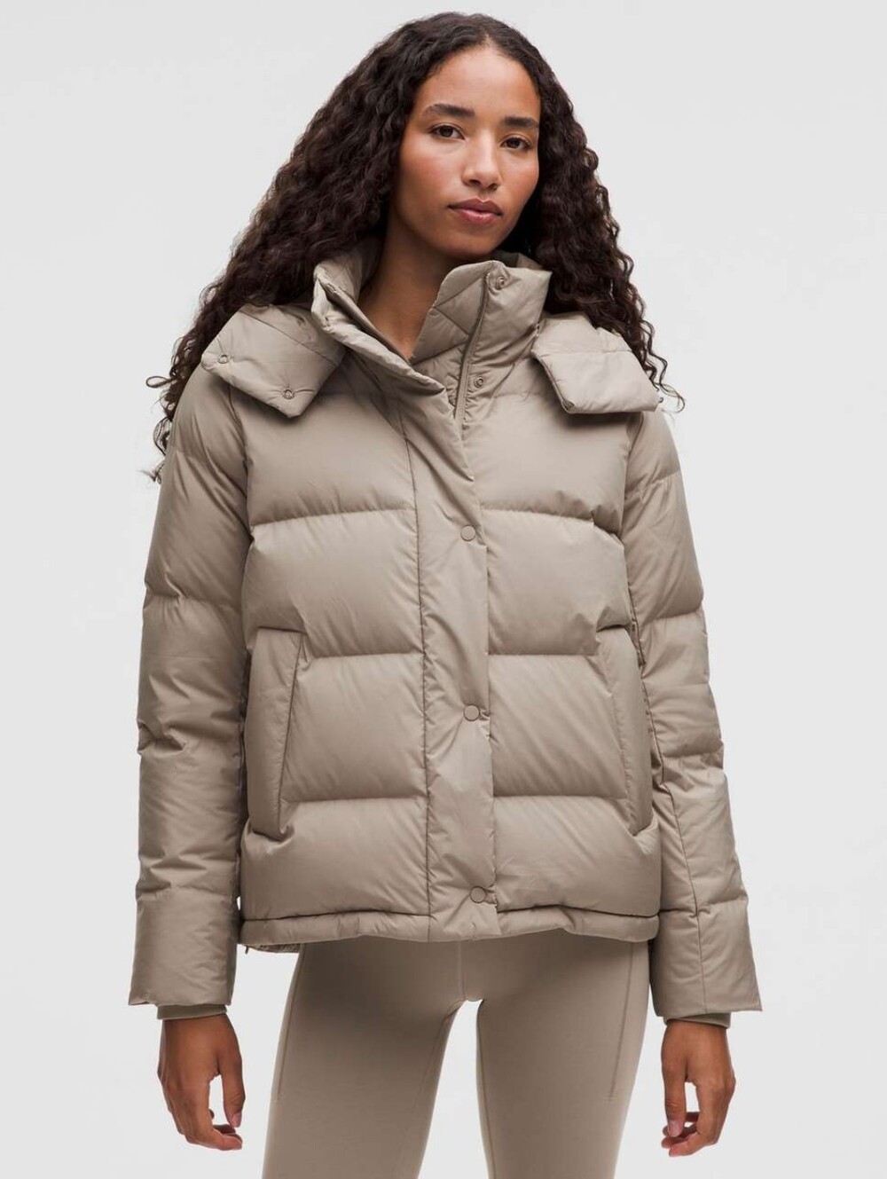 NWOT Lululemon Womens Wunder Puff 600-Down-Fill Jacket Warm Ash Grey